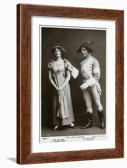 Iris Hoey and Jack Cannot, British Actors, C1908-null-Framed Giclee Print