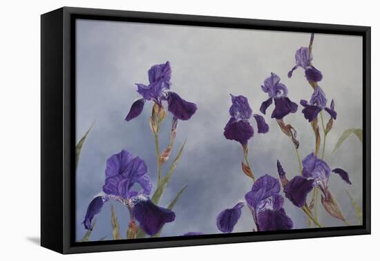 Iris hybrida, 2015-Odile Kidd-Framed Premier Image Canvas