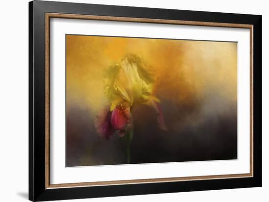 Iris in Miss Junes Garden-Jai Johnson-Framed Giclee Print