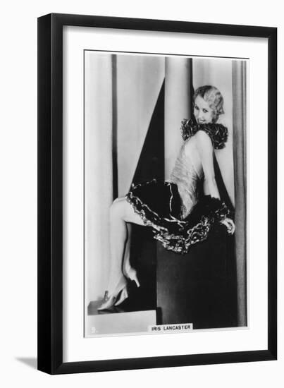 Iris Lancaster, Actress, C1938-null-Framed Giclee Print