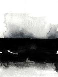 Black and White Strokes 5-Iris Lehnhardt-Mounted Art Print