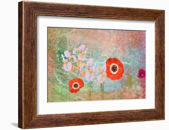 Iris long2-Claire Westwood-Framed Art Print