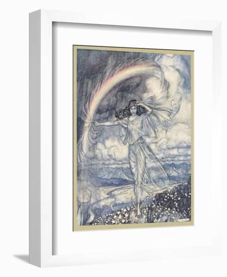 Iris Makes Rainbow-Arthur Rackham-Framed Photographic Print