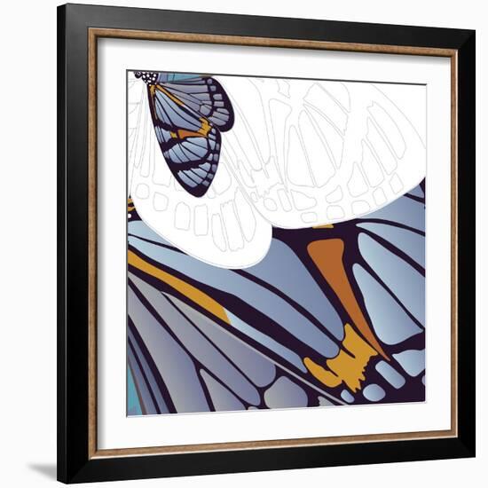 Iris Moth Design-Belen Mena-Framed Giclee Print