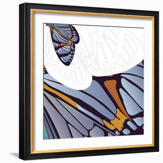 Iris Moth Design-Belen Mena-Framed Giclee Print