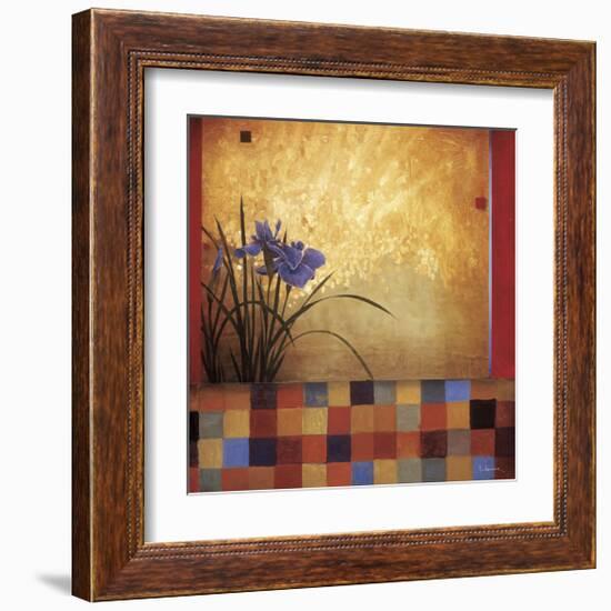 Iris Quilt-Don Li-Leger-Framed Giclee Print