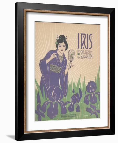 Iris Sheet Music Cover-null-Framed Giclee Print