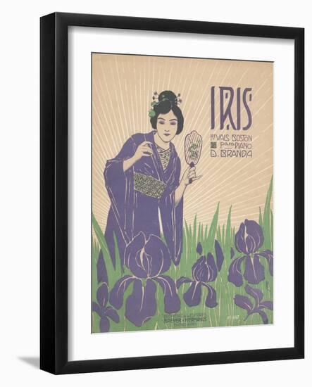 Iris Sheet Music Cover-null-Framed Giclee Print