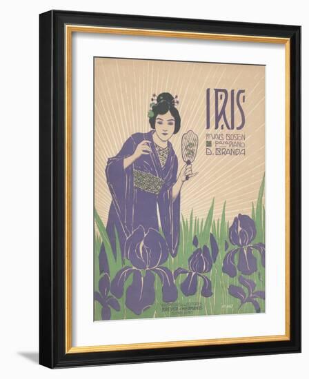 Iris Sheet Music Cover-null-Framed Giclee Print