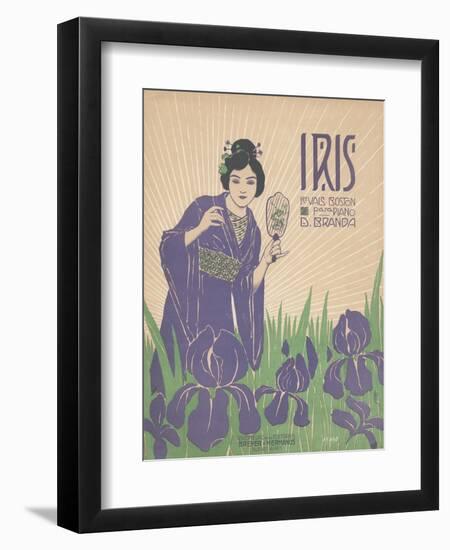 Iris Sheet Music Cover-null-Framed Giclee Print