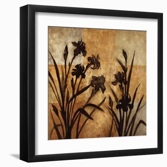 Iris Silhouette I-Erin Lange-Framed Art Print