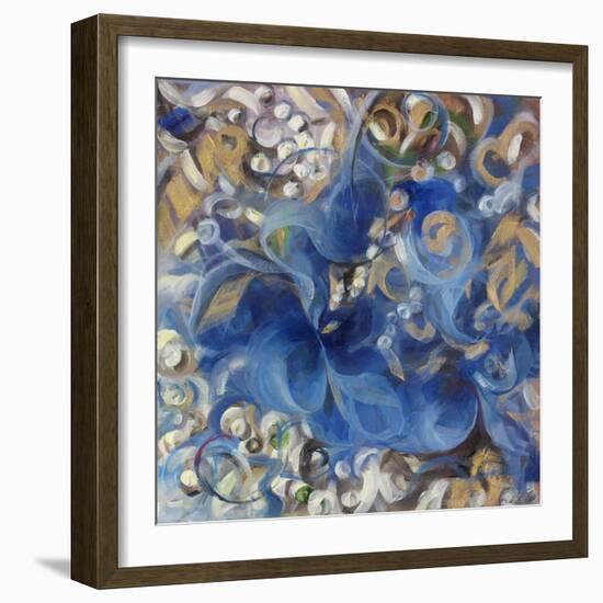 Iris Swirl-li bo-Framed Giclee Print