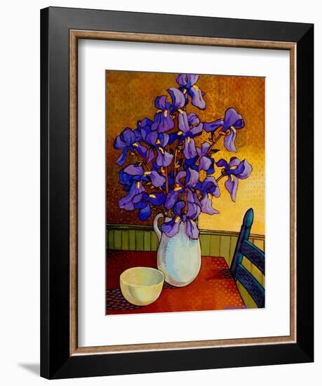 Iris Vase-John Newcomb-Framed Giclee Print