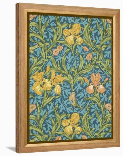 Iris Wallpaper, Paper, England, Late 19th Century-William Morris-Framed Premier Image Canvas