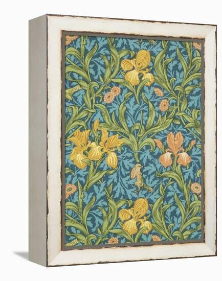 Iris Wallpaper, Paper, England, Late 19th Century-William Morris-Framed Premier Image Canvas