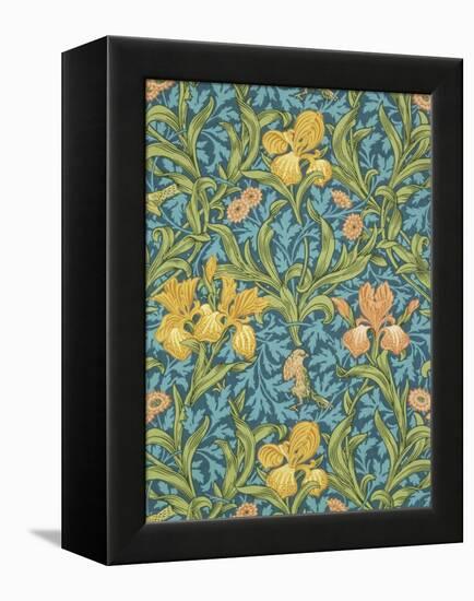 Iris Wallpaper, Paper, England, Late 19th Century-William Morris-Framed Premier Image Canvas