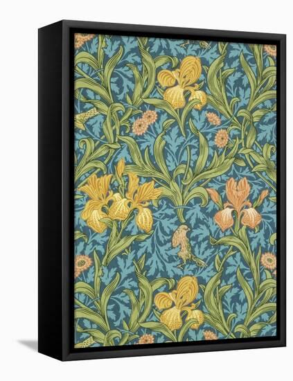 Iris Wallpaper, Paper, England, Late 19th Century-William Morris-Framed Premier Image Canvas