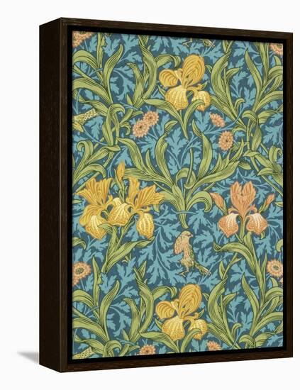 Iris Wallpaper, Paper, England, Late 19th Century-William Morris-Framed Premier Image Canvas