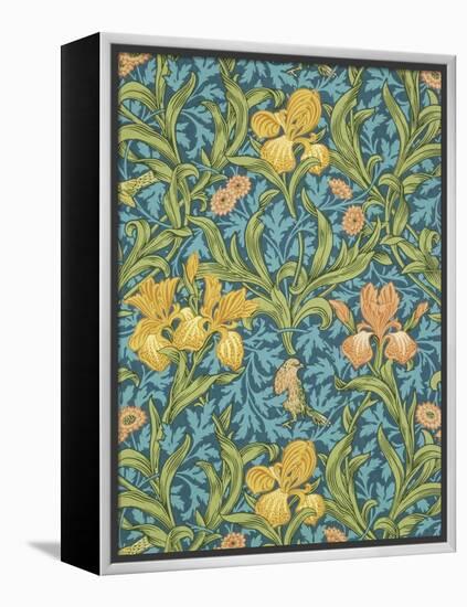 Iris Wallpaper, Paper, England, Late 19th Century-William Morris-Framed Premier Image Canvas