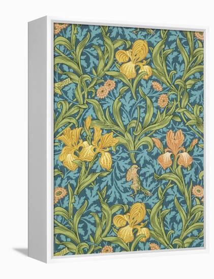 Iris Wallpaper, Paper, England, Late 19th Century-William Morris-Framed Premier Image Canvas