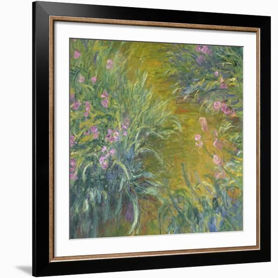 Iris-Claude Monet-Framed Giclee Print