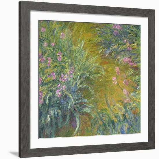 Iris-Claude Monet-Framed Giclee Print