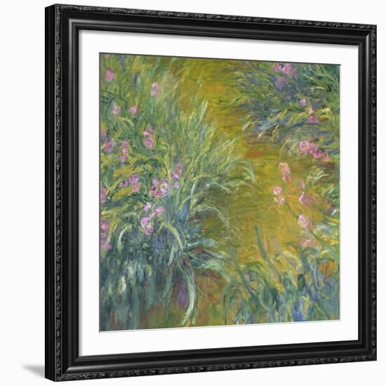 Iris-Claude Monet-Framed Giclee Print