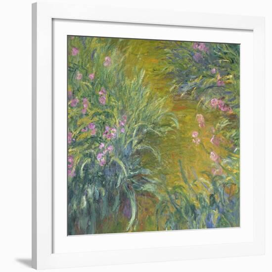 Iris-Claude Monet-Framed Giclee Print