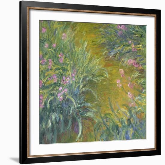 Iris-Claude Monet-Framed Giclee Print