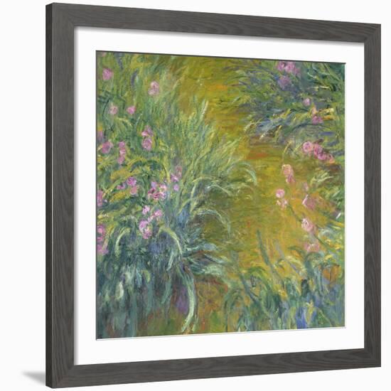 Iris-Claude Monet-Framed Giclee Print