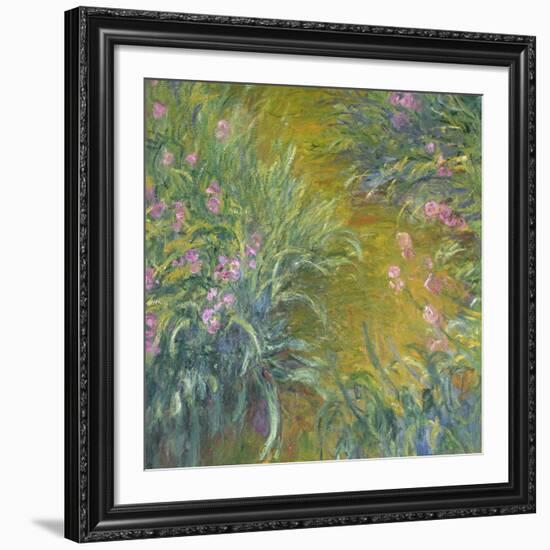 Iris-Claude Monet-Framed Giclee Print