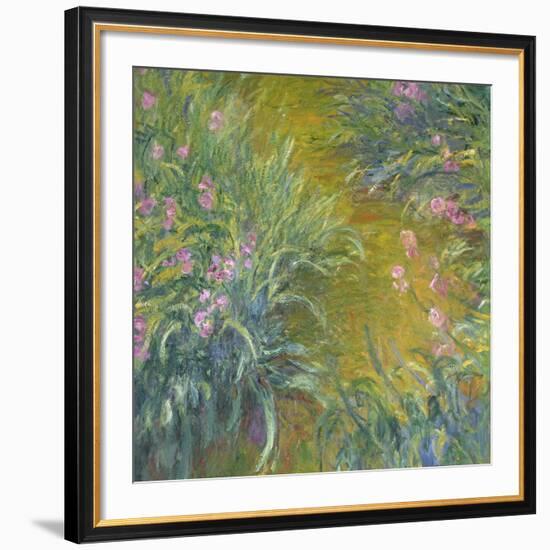 Iris-Claude Monet-Framed Giclee Print