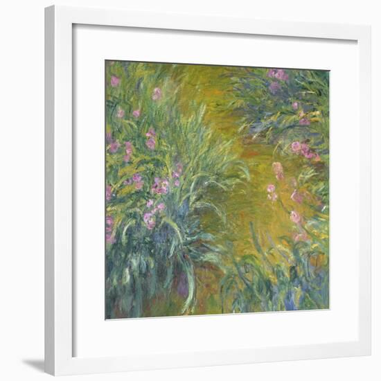 Iris-Claude Monet-Framed Premium Giclee Print