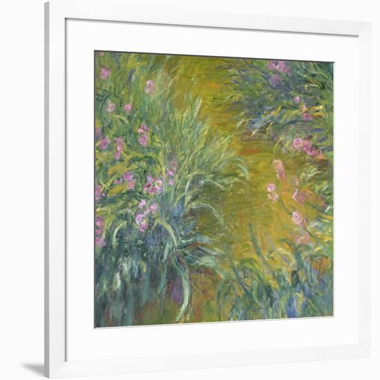 Iris-Claude Monet-Framed Giclee Print