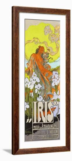Iris-Adolfo Hohenstein-Framed Giclee Print