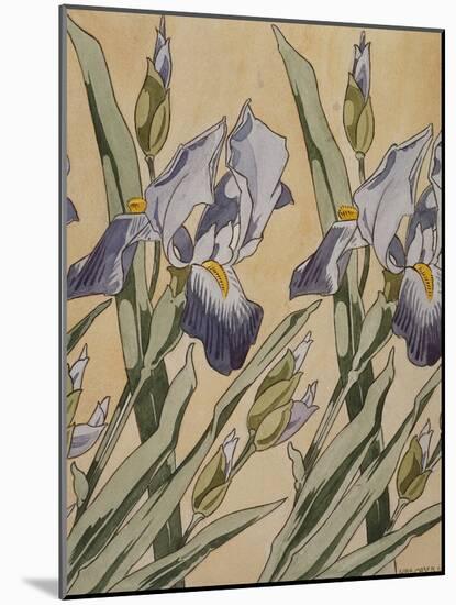 Iris-Koloman Moser-Mounted Giclee Print