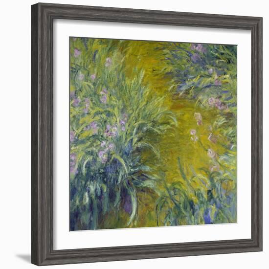 Iris-Claude Monet-Framed Giclee Print