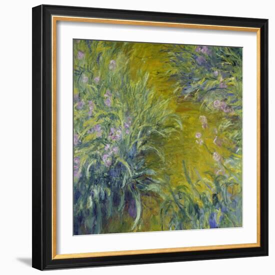 Iris-Claude Monet-Framed Giclee Print