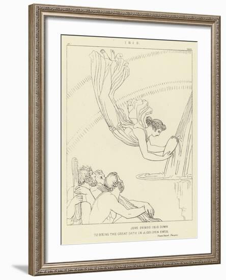 Iris-John Flaxman-Framed Giclee Print