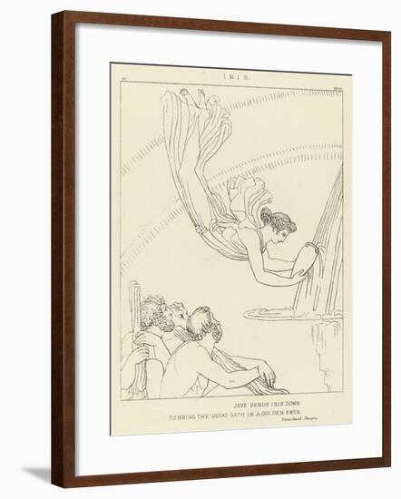 Iris-John Flaxman-Framed Giclee Print