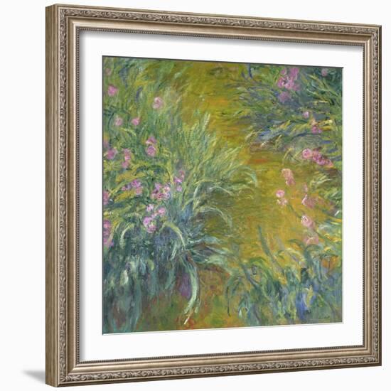 Iris-Claude Monet-Framed Giclee Print