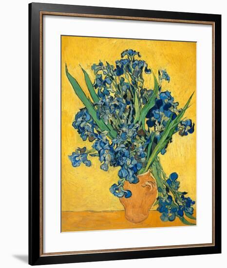 Irises, 1890-Vincent van Gogh-Framed Premium Giclee Print