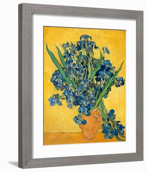 Irises, 1890-Vincent van Gogh-Framed Art Print