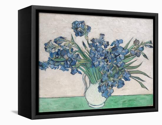 Irises, 1890-Vincent van Gogh-Framed Premier Image Canvas