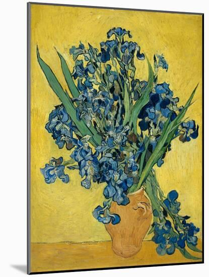 Irises, 1890-Vincent van Gogh-Mounted Giclee Print