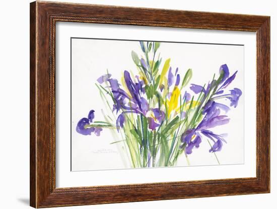 Irises, 1999-Claudia Hutchins-Puechavy-Framed Giclee Print