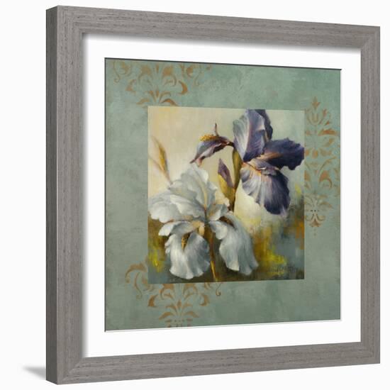 Irises after the Rain-Lanie Loreth-Framed Art Print