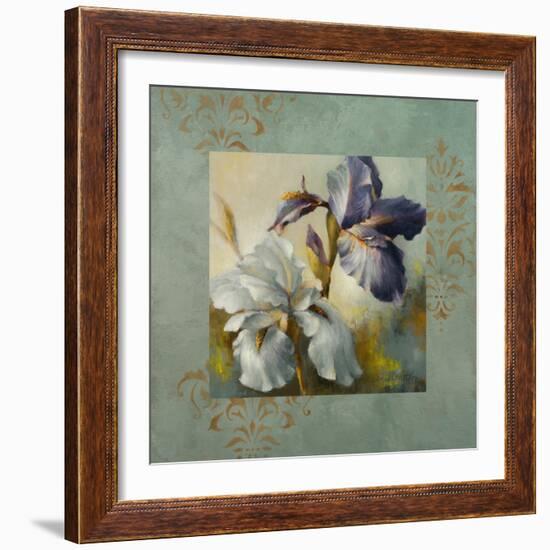 Irises after the Rain-Lanie Loreth-Framed Art Print