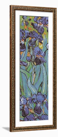 Irises Detail-Vincent van Gogh-Framed Art Print