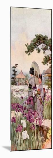 Irises, Horikiri-Ella Du Cane-Mounted Giclee Print